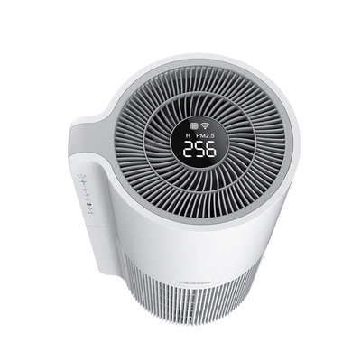 White Whole House Air Cleaner , H12 Pureflow Smart Air Purifier With Child Lock