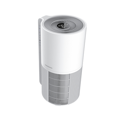 White Whole House Air Cleaner , H12 Pureflow Smart Air Purifier With Child Lock