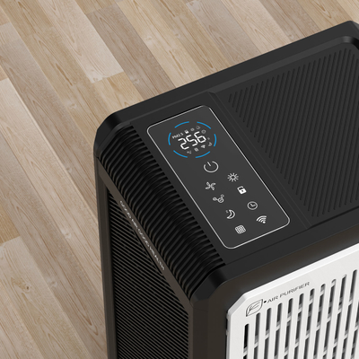Humidifier Smart Electric Hepa UV Air Purifier With LED Screen Display