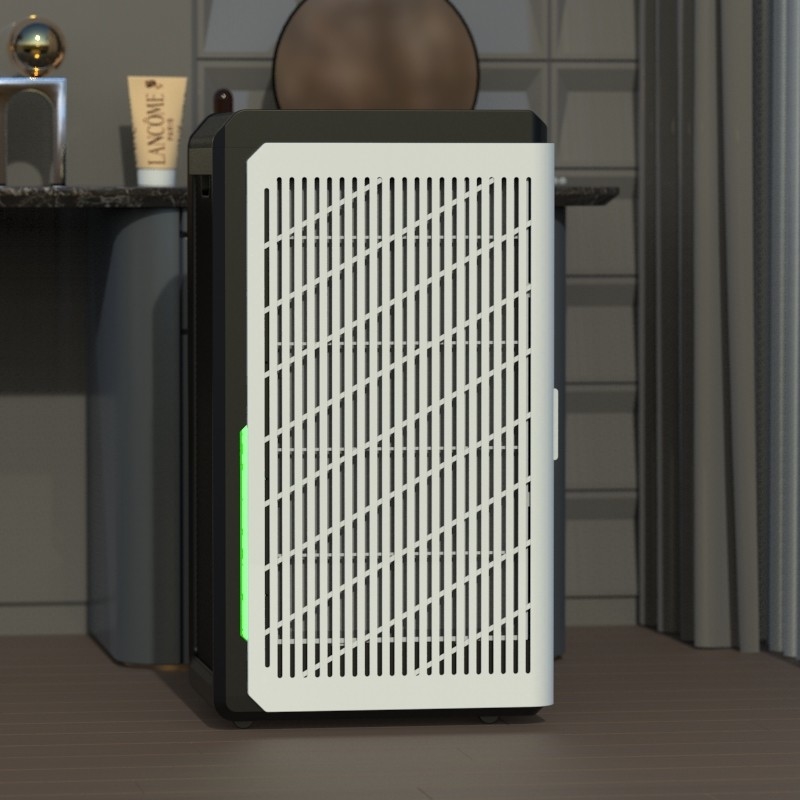 Home Wall Mounted Hepa UV Lamp Air Purifier Fog Free Humidifier
