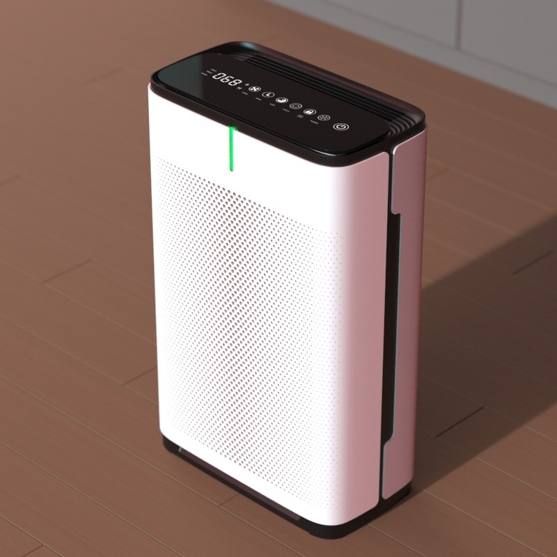 Plastic Hepa Filter Air Purifier Home Appliances Plasma Bedroom UV Lamp
