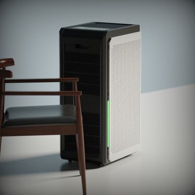 Floor Standing Hepa UV Air Purifier Untuk Kantor Ruangan Besar 65db