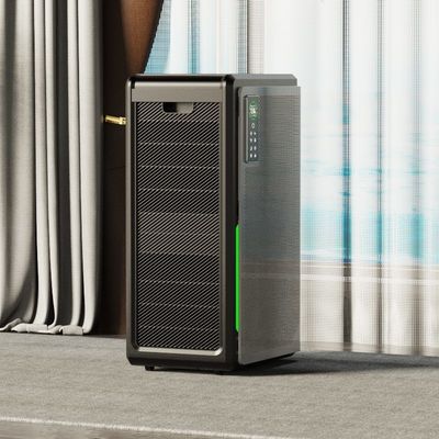 240W Hiasan Dinding Hepa UV Air Purifier Kustomisasi WiFi Remote