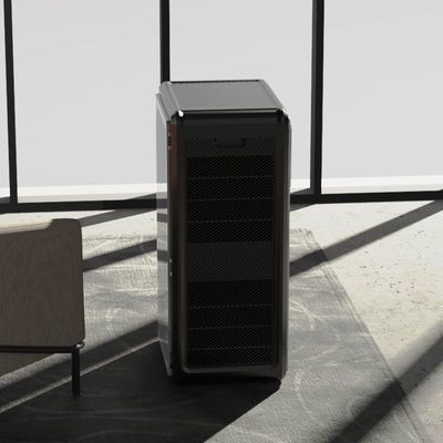 Lampu UV Filter Hepa Kecepatan Lima Pembersih Udara Bahan ABS OEM