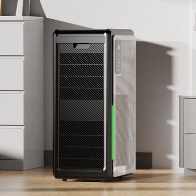 Filter Karbon Aktif Hepa Pembersih Udara WiFi Terpasang di Dinding Jarak Jauh